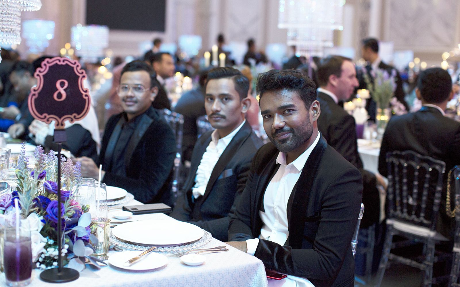 Designers of Dr Fazliana's dress, Rizman Nordin and Wan Ruzaini