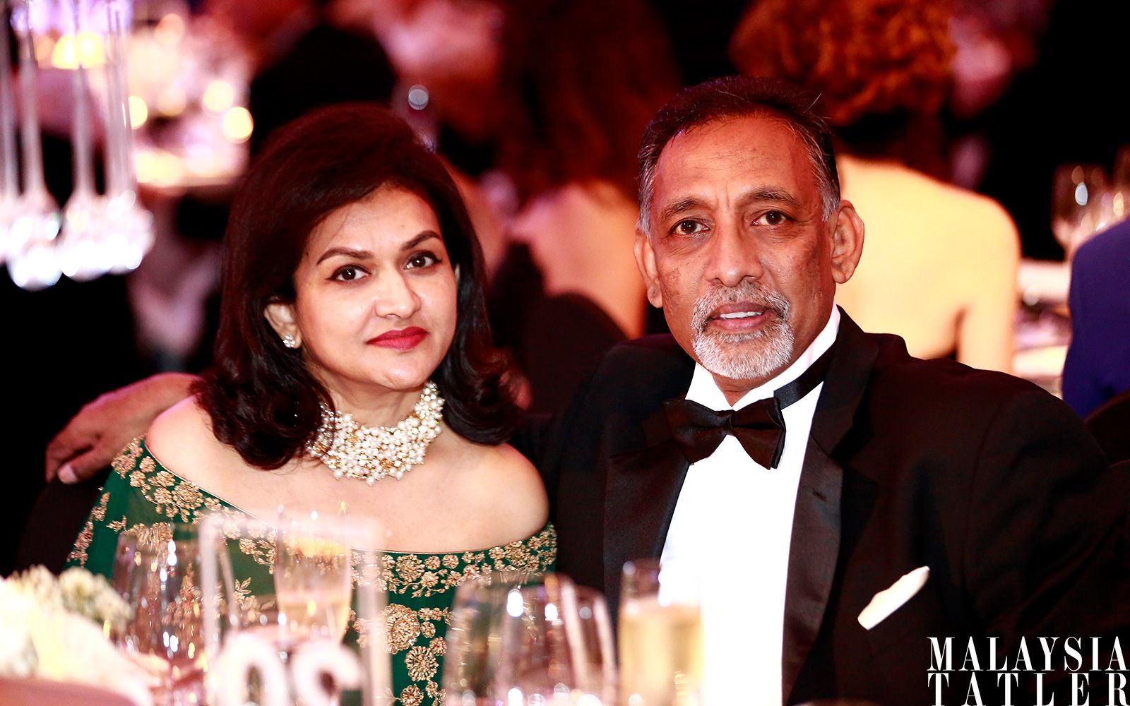 Datin Usha Nair and Dato' Mohan Karthigasu