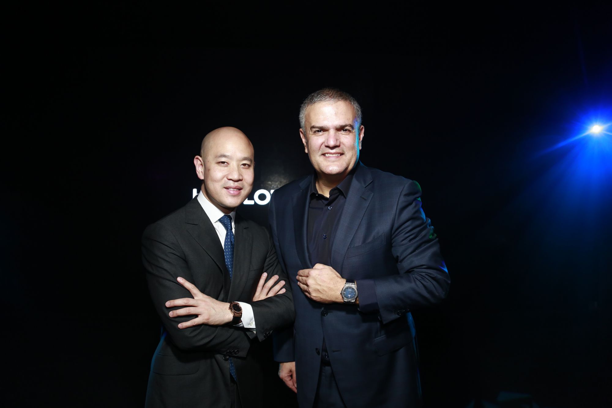 Michael Tay, Group Managing Director of The Hour Glass Limited, and Ricardo Guadalupe, CEO of Hublot