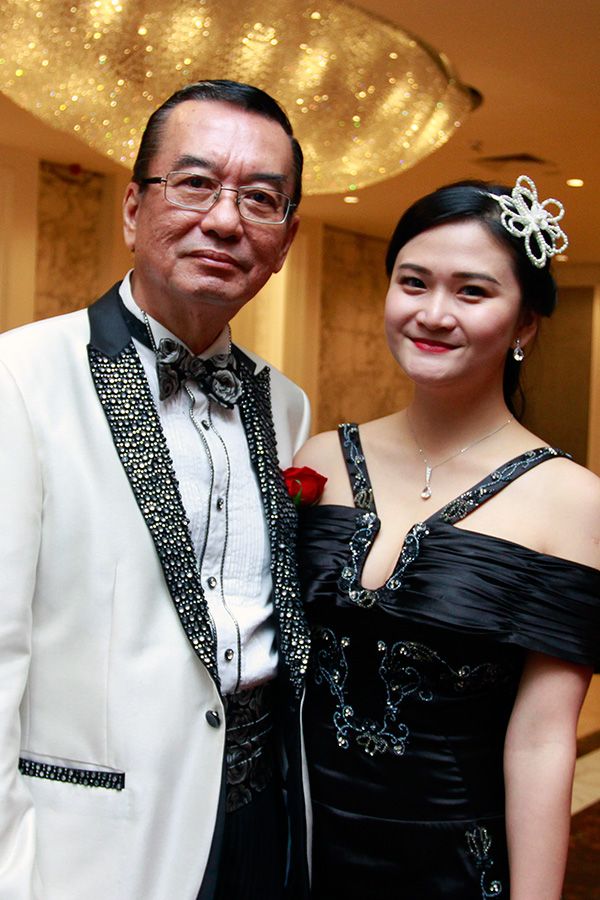 Tan Sri Datuk Lim Ewe Jin and Janice Pang