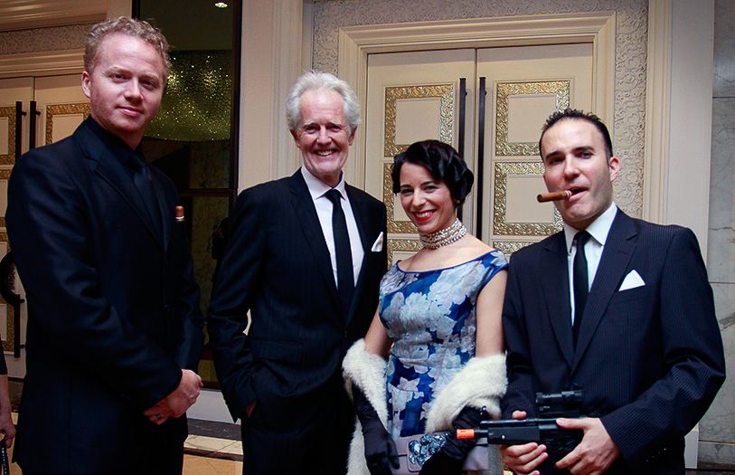 Mark Bawtree, Simon Mundy, Fernanda Cajide and Alexis Issaharoff