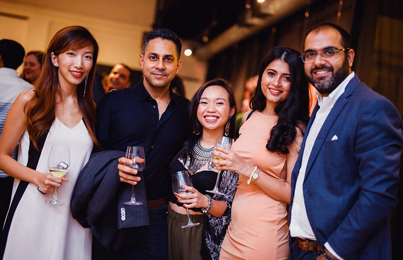 Oflavia Veranez, Vishen Lakhiani, Wong Chee Ling, Aarzoo Batra and Kshitij Minglani