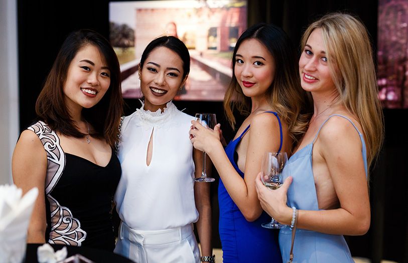 Rebecca Yap, Elise Lim. Siew May and Agata Bas