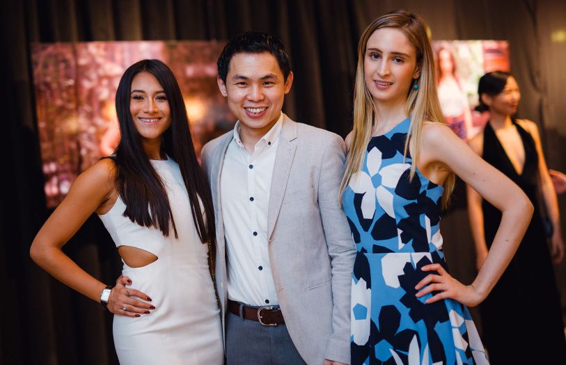 Tunku Elana Khyra, KarFei Cheah and Wilhelmina Ryan