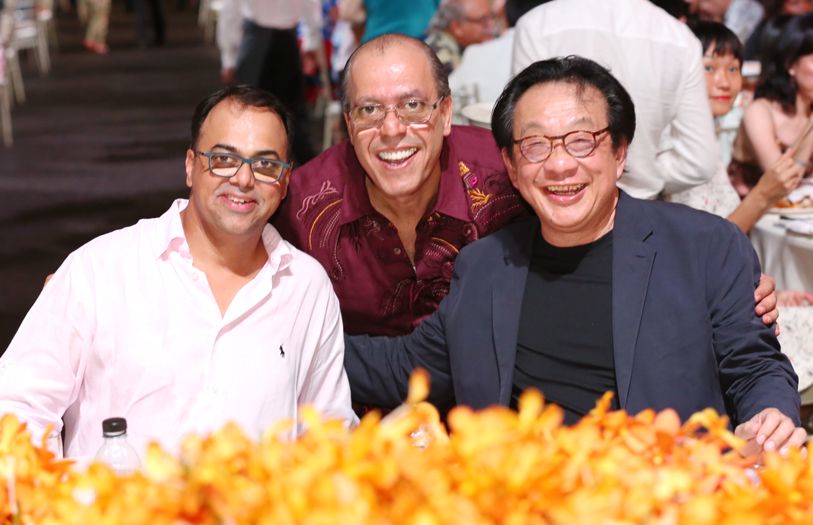 Raj Menon, Mahmoud Skaf and Tan Sri Francis Yeoh
