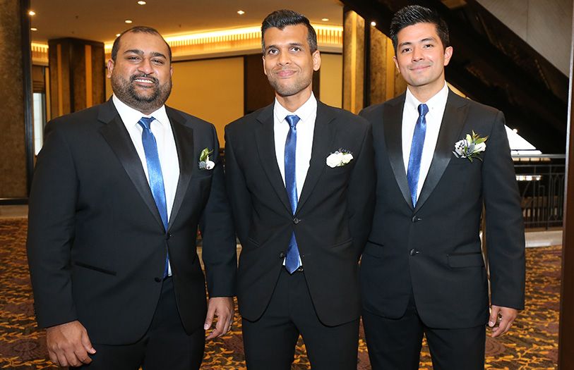 Singam Karian, Karuna Karian and Conal Quah