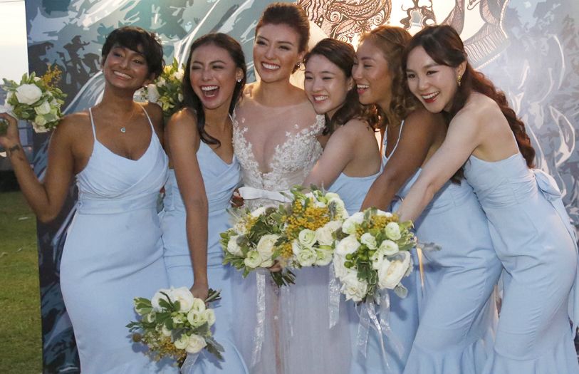Manisha Jagan, Whulandary Herman, Carey Ng, Sue Jen Ng, Vanessa Tevi and Shi Lin