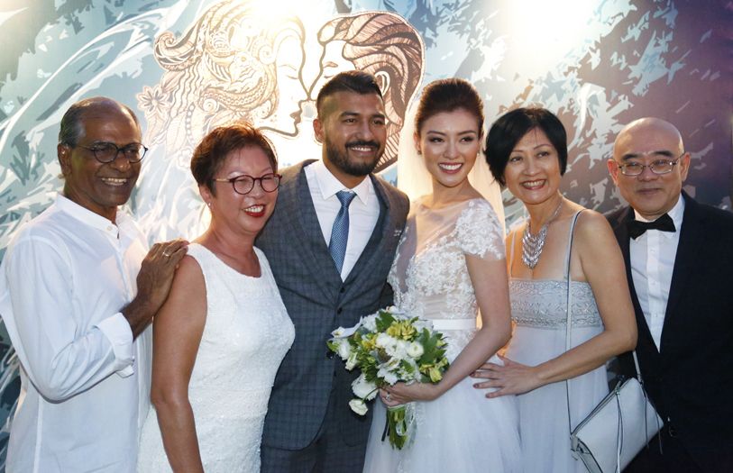 Nadarajan Nagapan, Chui Wai Ching, Roen Cian Nagapan, Carey Ng, Sun San San and John Ng