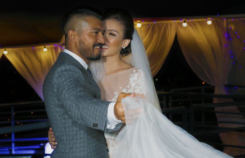The first dance as husband and wife