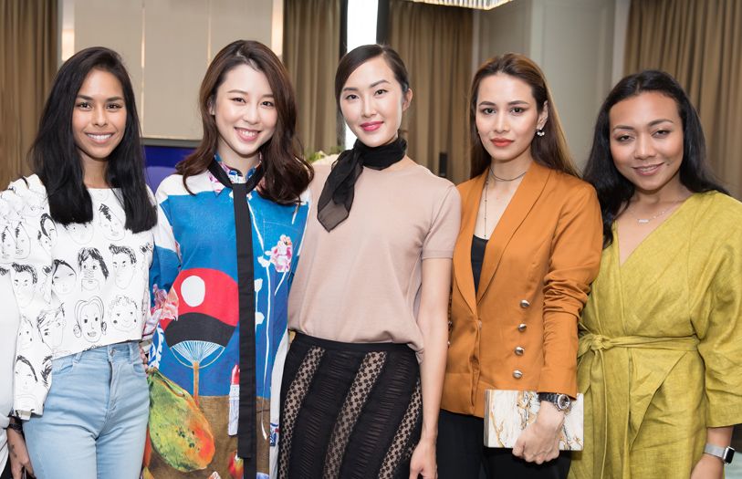 Kim Raymond, Tracy Cheong, Chriselle Lim, Tengku Chanela Jamidah and Alia Bastamam