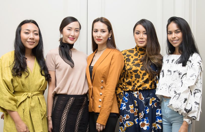 Alia Bastamam, Chriselle Lim, Tengku Chanela Jamidah, Ung Yiu Lin and Kim Raymond