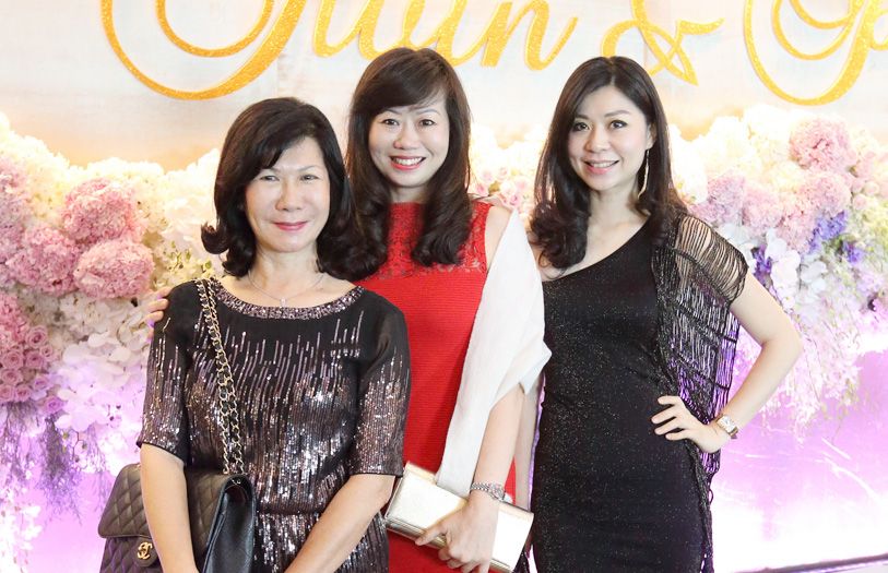 Daphne Tan, Angie Ng and Sally Ng