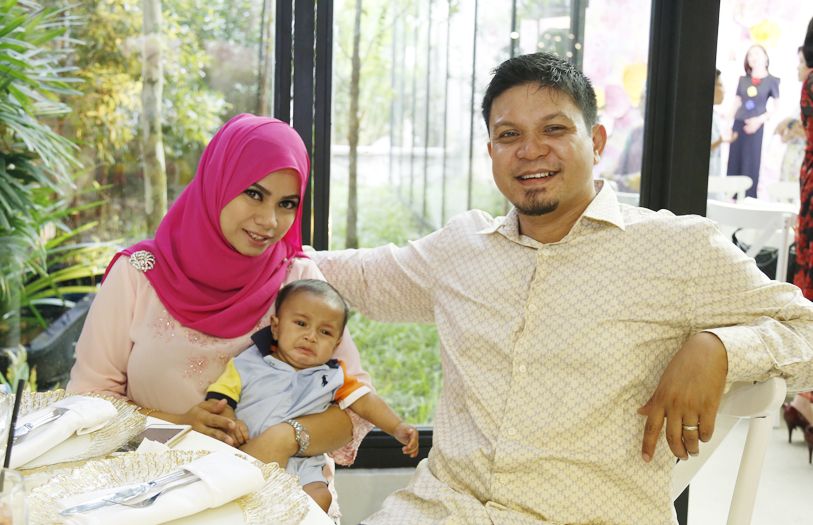 Tina Mustapha, Mikael Iskandar and Ako Mustapha
