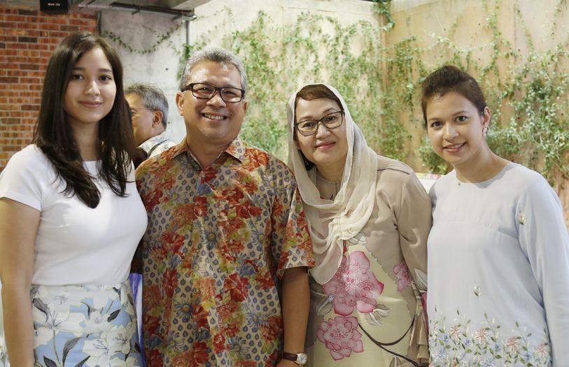 Zehan Wan Adlil, Dato' Wan Adlil, Datin Melinda Mahathir and Anisha Wan Adlil