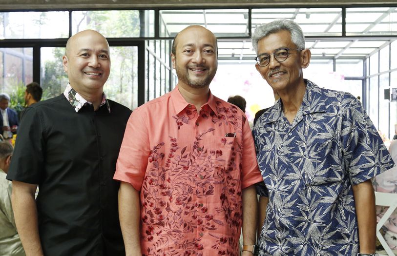 Johan Indot, Dato' Seri Mukhriz Mahathir and Ishak Nengah