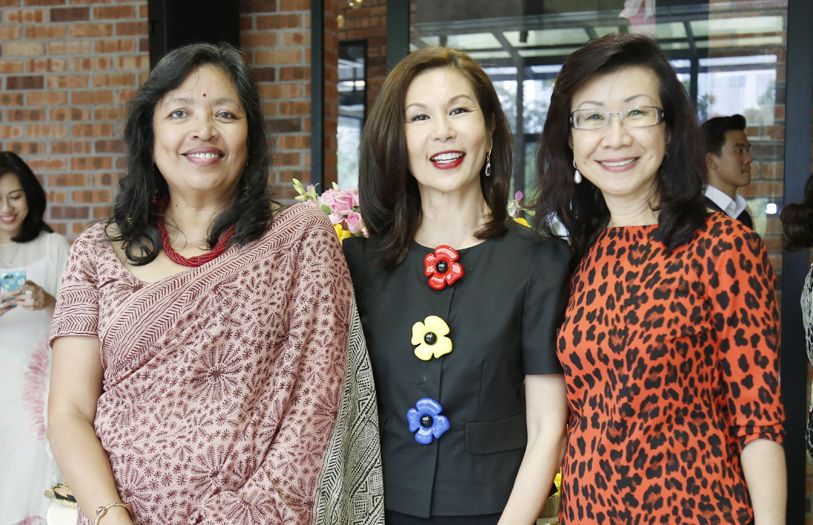 Ivy Josiah, Vivienne Lee and Florence Fang
