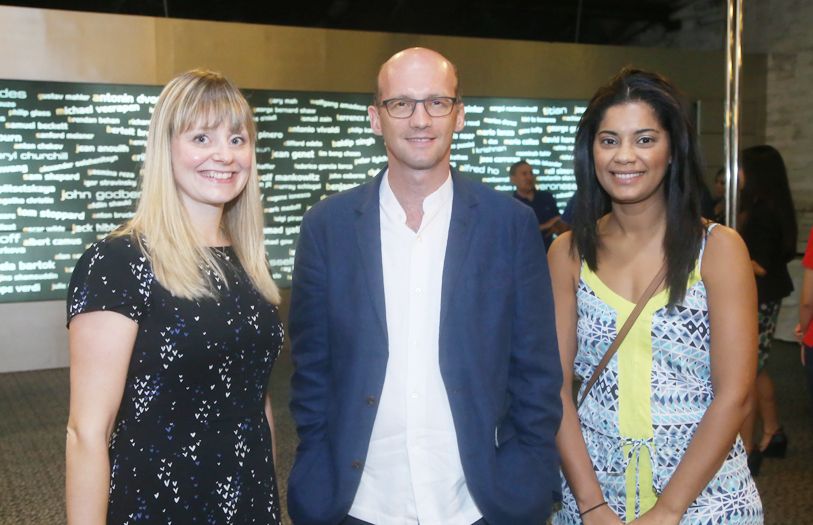 Stephanie Davis, Dr Simon Watson and Fayeza Davis