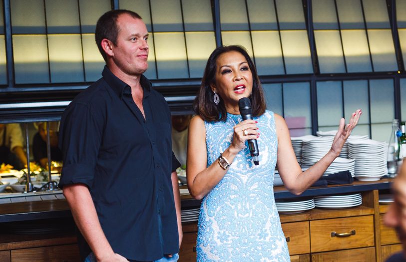 Chef Will Meyrick and Dato' Sri Farah Khan