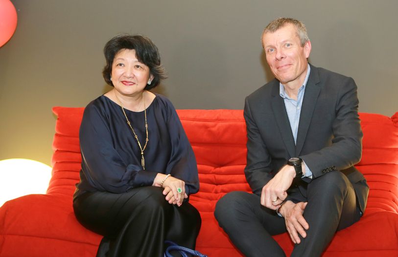 Dato' Yeoh Soo Min and Bernard Vinson