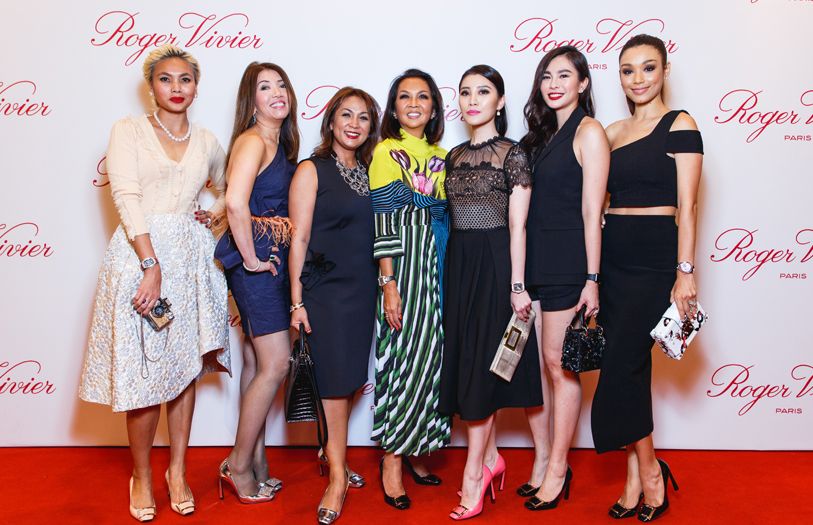 Esha Geneid, Lee Jim Leng, Puteri Badrinise Zakuan-Alauddin, Dato' Sri Farah Khan, Chryseis Tan, Datin Dian Lee and Marion Caunter