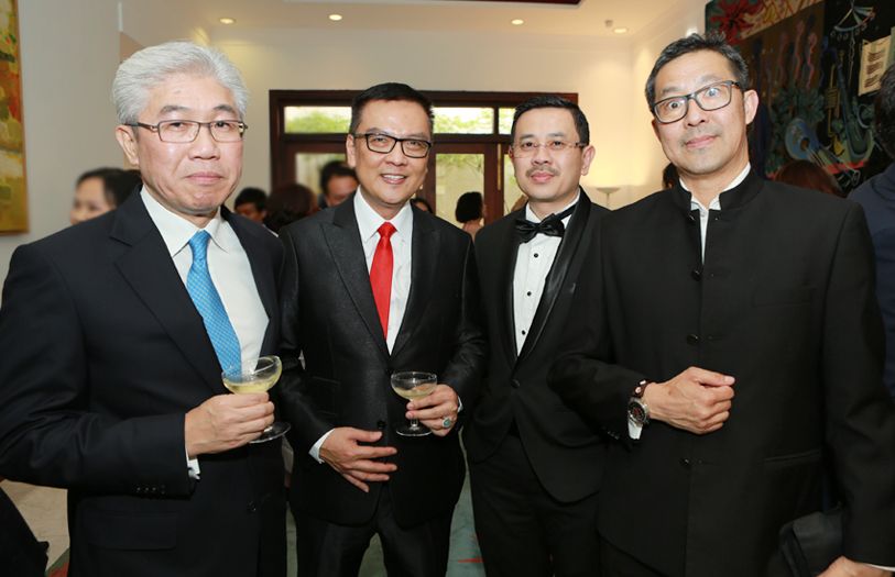 Dato' Sri CY Lee, Dato' Sri Desmond To, Wesley Ong King Seng and Bobby Yeoh