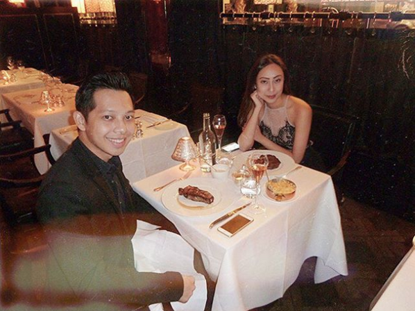 Heidi Hanif was with her brother to celebrate her birthday at The Savoy Grill in London. (Photo: @heidihanif)