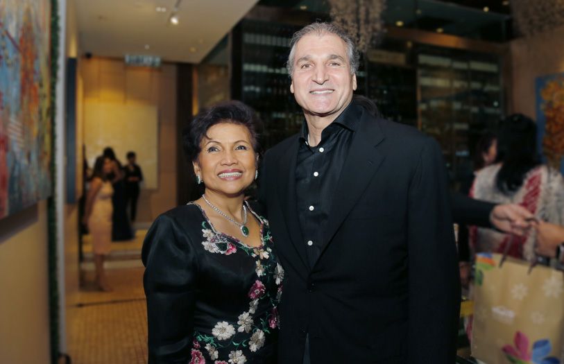 Datuk Raziah Mahmud-Geneid and Dato' Robert Geneid