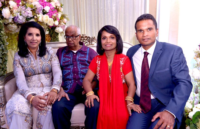 Dr Jaya Rudralingam, Dr Rudralingam Valautham, Sharada Rudralingam and Dr Velauthan Rudralingam