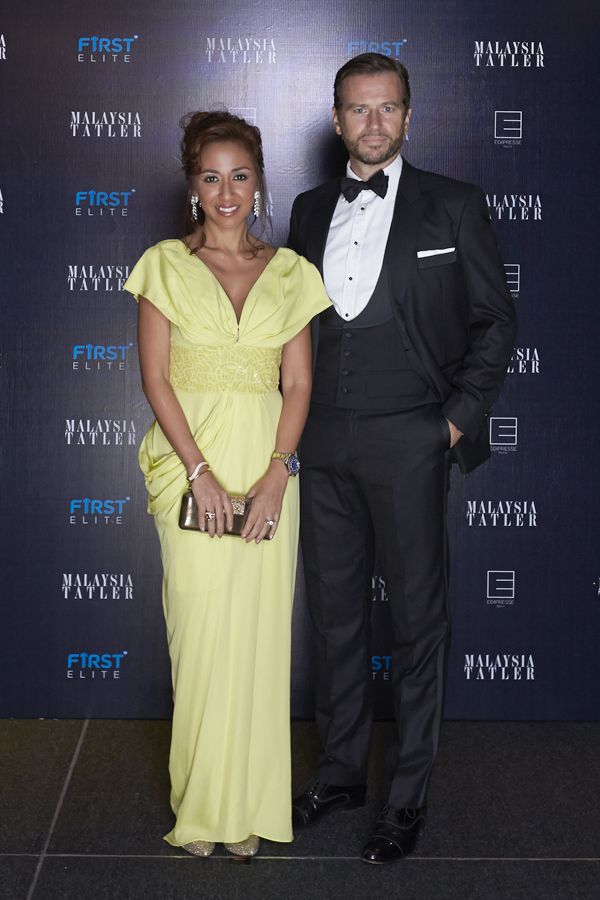 Tengku Zatashah Idris and Dato' Setia Aubry Mennesson
