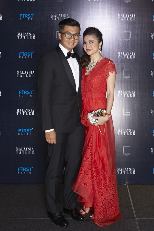 Ewan Saufi Abas and Mariam Teh in Alberta Ferreti