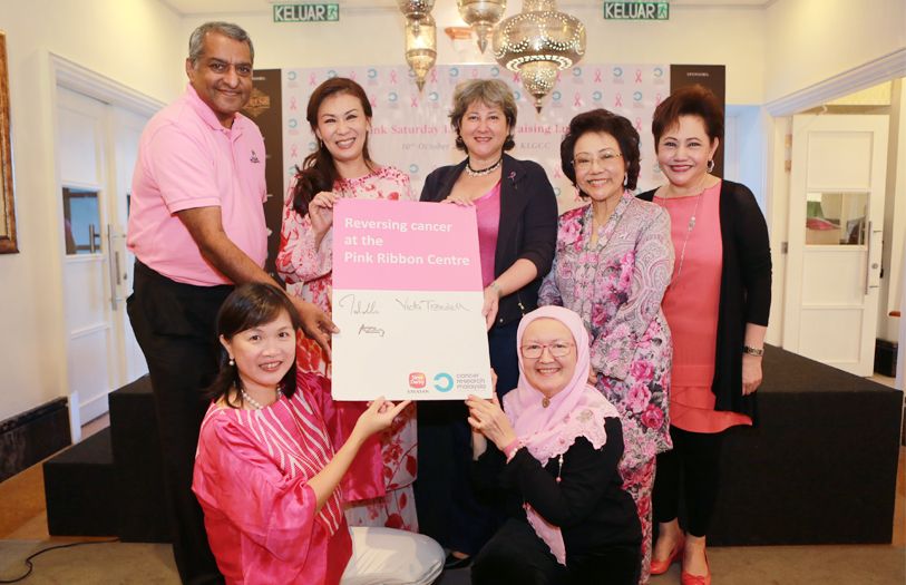 Cancer Research Malaysia organised a 'Pink Saturday Ladies Lunch' for a small group of its VIP guests and supporters to help spread awareness on breast cancer.