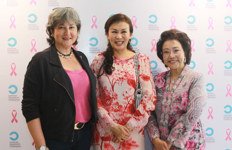 Vicki Treadell, Toh Puan Zulaikha Sheardin and Toh Puan Aishah Ong