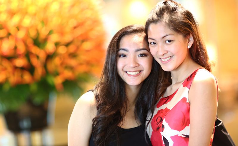 Pearl and Sarah Chua