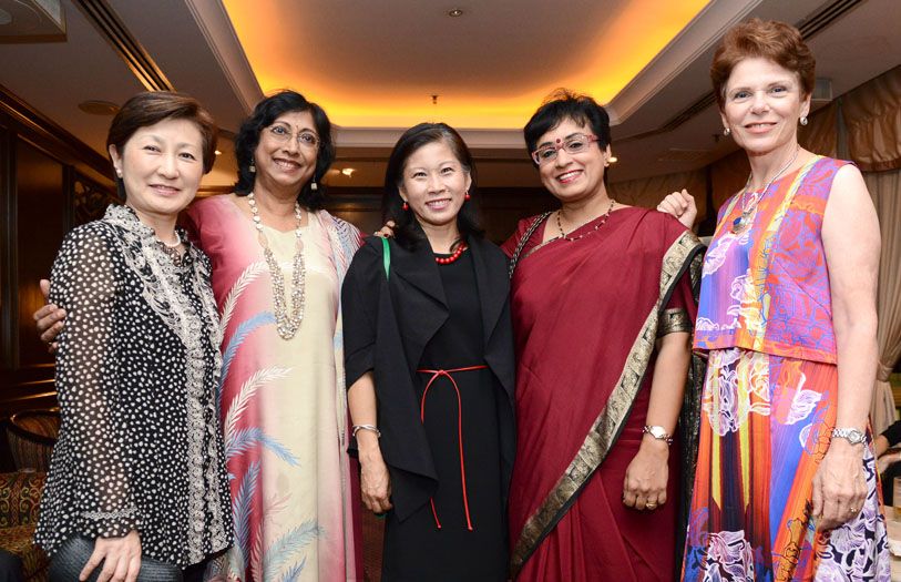 Yuku Miyagawa, Pankajakshi Radhakrishnan, Eun Hai Kim, Jayanthi Menon and Dr Melanie Billings Yun