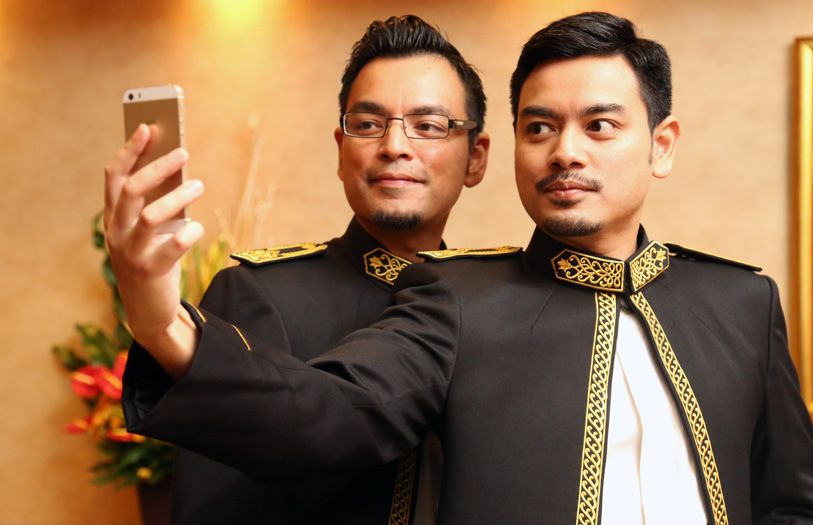 Tunku Danny Mudzaffar and Tunku Eddy Nasruan Adil