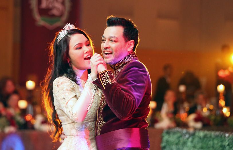 Che Puan Sarimah Ibrahim and Tunku Jamie Nadzimuddin