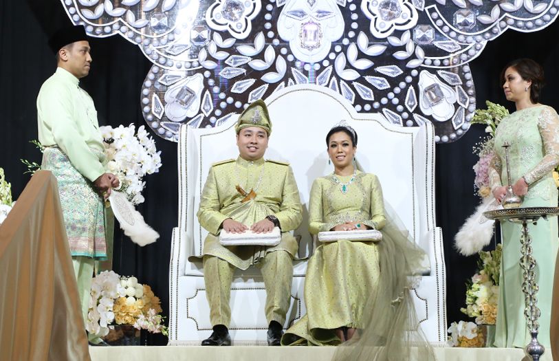 The wedding of Nina Karina Azman and Tengku A’zran Abdul Jawaad