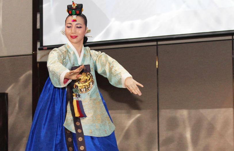 Korean traditional dance performance