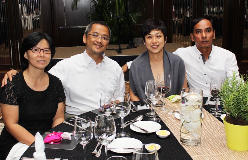(L-R) Tan Sook Yin, Look Chee Meng, Lynn Ng and Roy Aryfin