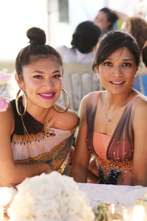 Arafah Idruce and Tunku Nadia Naquiddin