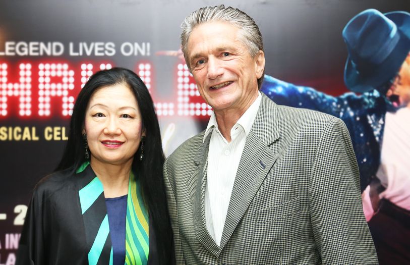 Shirley Lenz and Swiss Ambassador, HE Rolf Lenz