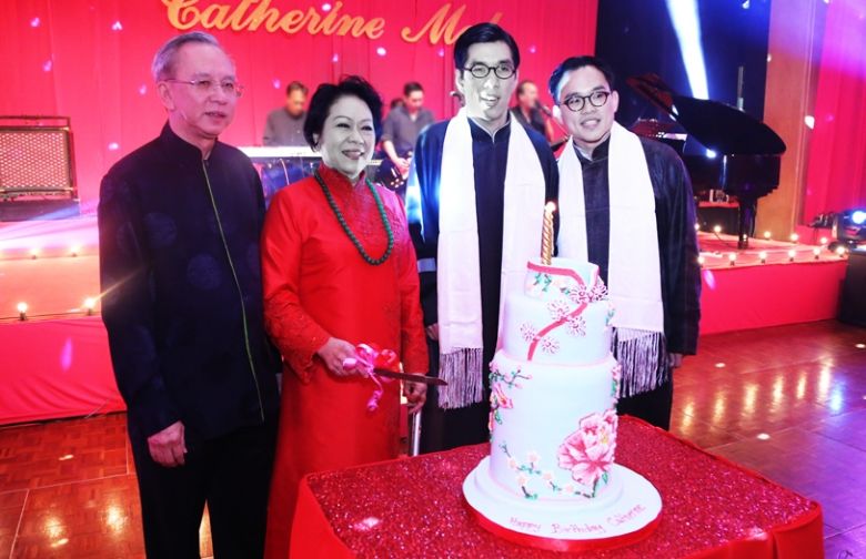 In lieu of birthday presents, Catherine Mah encouraged her guests to donate to a few charitable causes including Tasputra Perkim and The Little Sisters of The Poor.