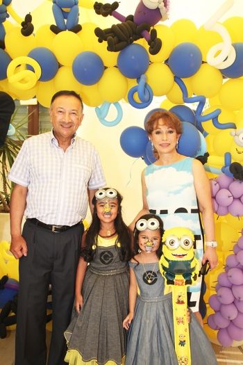 Held in their private residence, the party saw friends and family, including grandparents Tunku Dato’ Seri Utama Naquiyuddin and Tunku Nurul Hayati, all dressed to the cartoon's colour scheme – yellow.