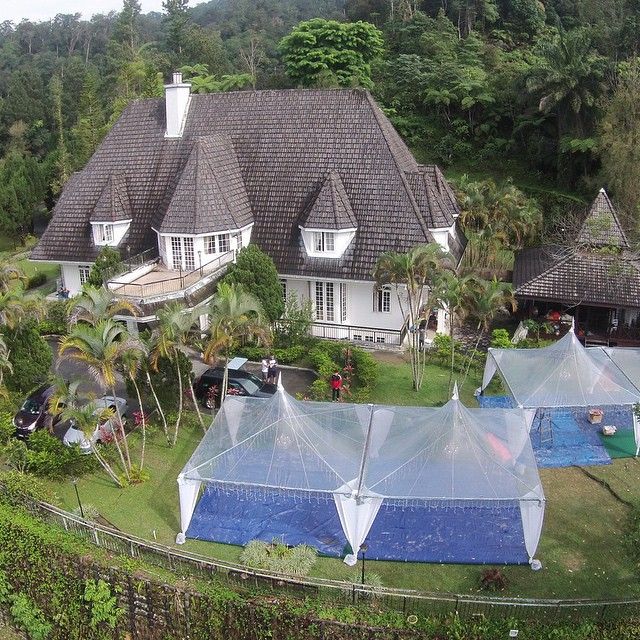 Dr Nick Boden shot the beautiful venue for the #DalyBodenWedding with the help of his drone camera. (Photo by: @drnickboden)