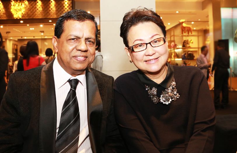 COO of The Melium Group, M Krishnan and CEO of Pavilion KL, Joyce Yap