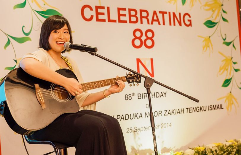 Special performance by Tengku Dato’ Paduka Noor Zakiah Ismail’s granddaughter Putri Elissa Denney
