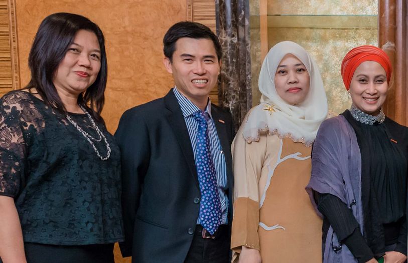 (L-R) Tan Lye Sim, Terence Tan Kian Meng, Norliza Abdul Samad and Nik Hasniza Nik Ibrahim