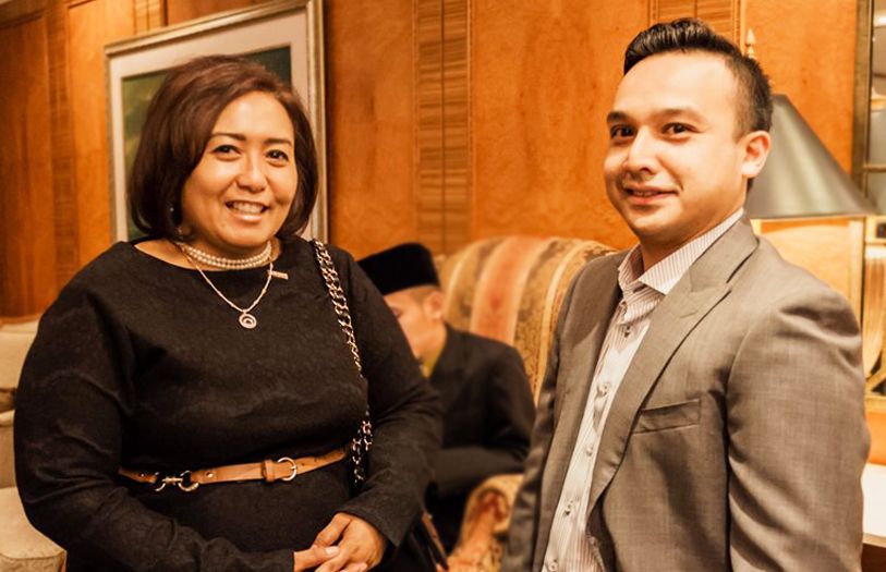 Azila Abdul Aziz and Andy Farouk