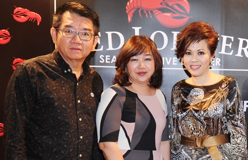 (L-R) Dato' Albert Chiang, Datin Elaine Lim and Datin Joyce Goh