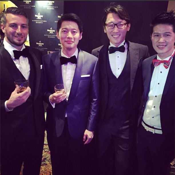 Michael Helfman, James Tee, Tan Shen Wain and Raymond Choon had a good chat over free-flow Hennessy X.O cognac. (Photo: @raymondchoon)